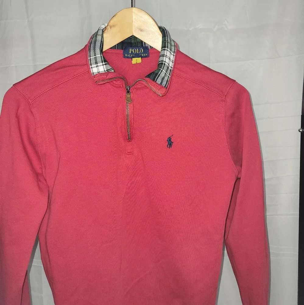Boys cotton polo sweater size large. (Worn) - Picture 1 of 3